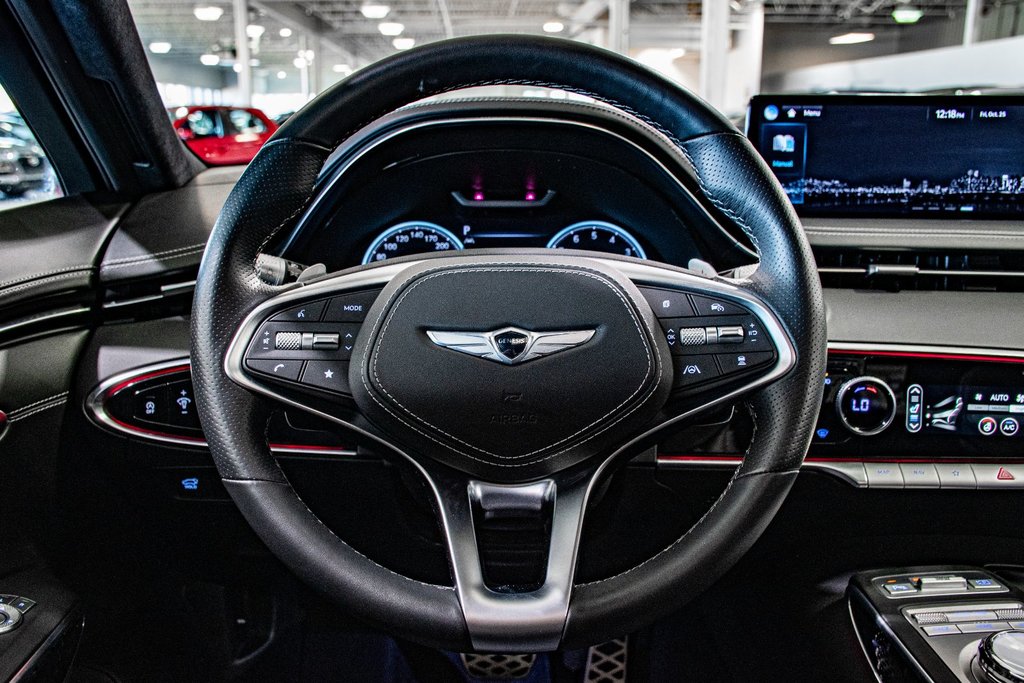 GENESIS GV70 3.5T SPORT PLUS 375HP  HEAD-UP CAM360 CUIR NAPPA 2023 à Montréal, Québec - 36 - w1024h768px