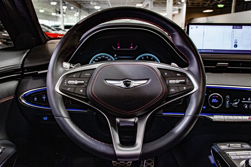 2023 GENESIS GV70 3.5T SPORT PLUS 375HP HEAD-UP CAM360 CUIR NAPPA in Montréal, Quebec - 38 - w1024h768px