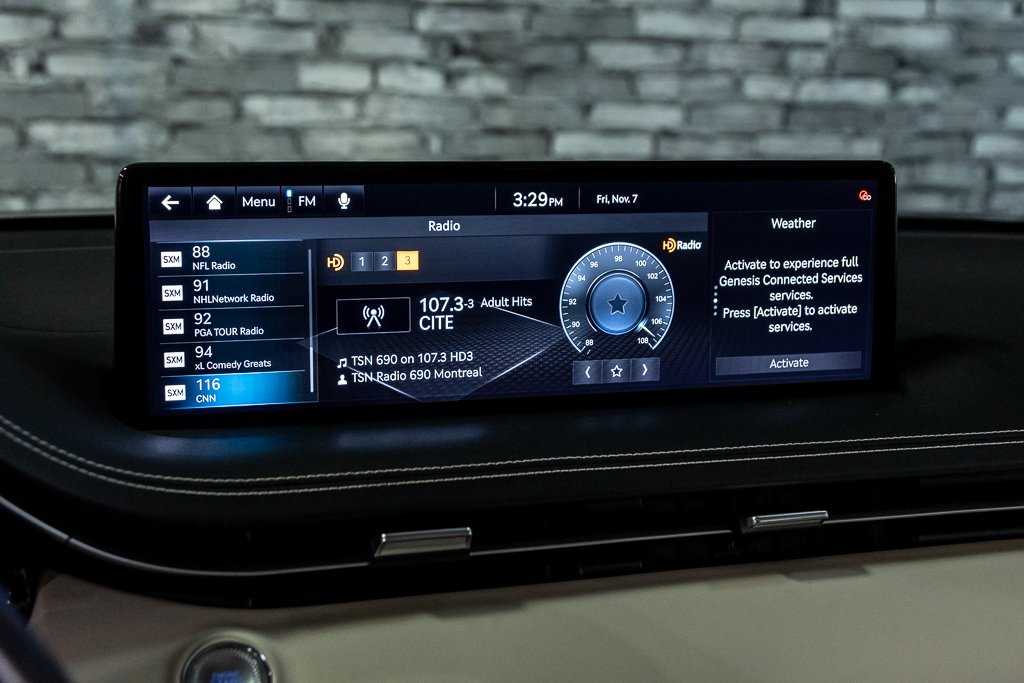 GENESIS GV70 2.5T  ADVANCED AWD CUIR TOIT PANO CAMERA NAV 2023 à Montréal, Québec - 27 - w1024h768px