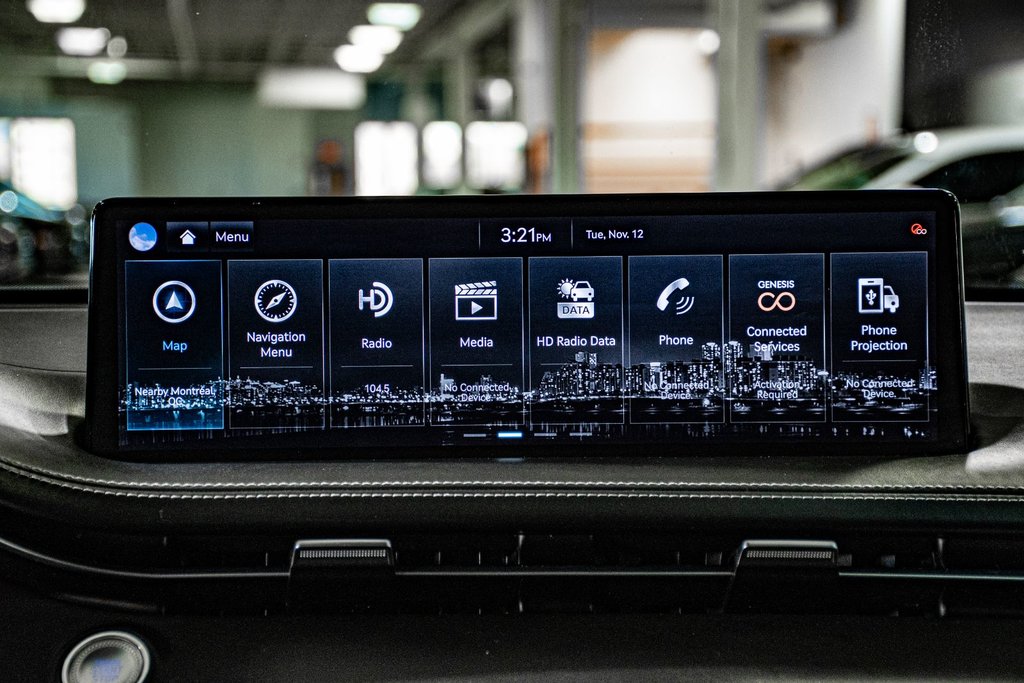 GENESIS GV70 2.5T AWD ADVANCED PLUS NAV CAM 360 CUIR TOIT PANO 2024 à Montréal, Québec - 28 - w1024h768px