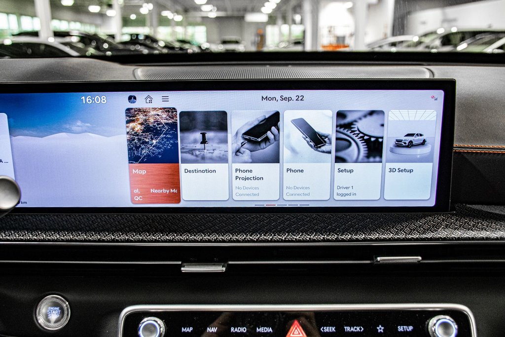 GENESIS GV80 Coupe 3.5T V6 ES-C AWD CAM 360 NAV AUTO PARK CUIR NAPPA 2025 à Montréal, Québec - 29 - w1024h768px