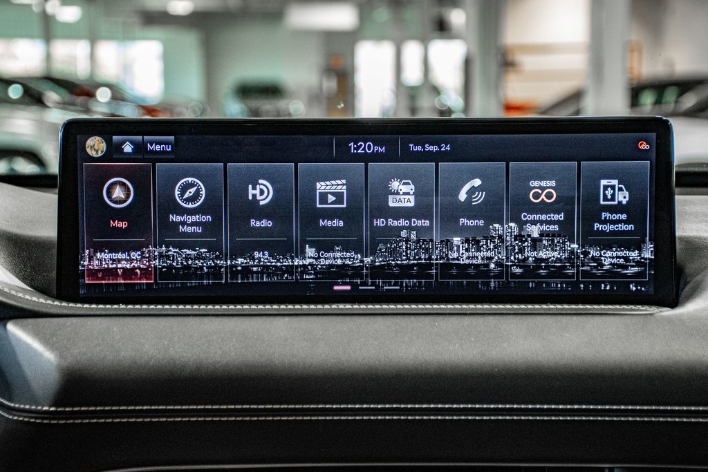 2022 GENESIS GV80 3.5T PRESTIGE 7 PASSAGER TOIT CAM360 PARK ASSIST in Montréal, Quebec - 31 - w1024h768px