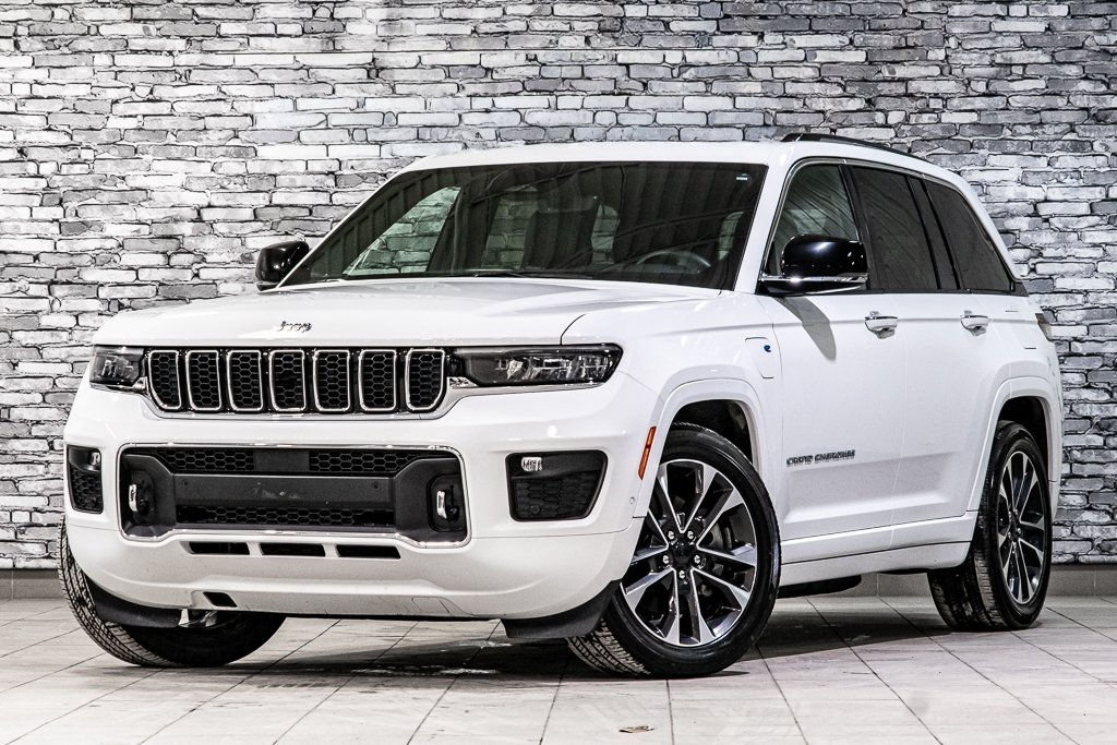 Jeep Grand Cherokee 4xe OVERLAND HYBRID-RECHARGEABLE CUIR TOIT NAV CAM 2022 à Montréal, Québec - 1 - w1024h768px