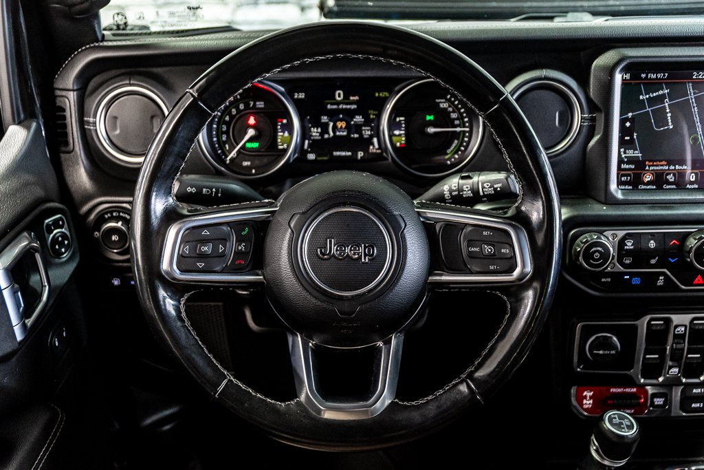 Jeep Wrangler 4xe Unlimited Rubicon Toit Commande Elec Sky 2022 à Montréal, Québec - 5 - w1024h768px