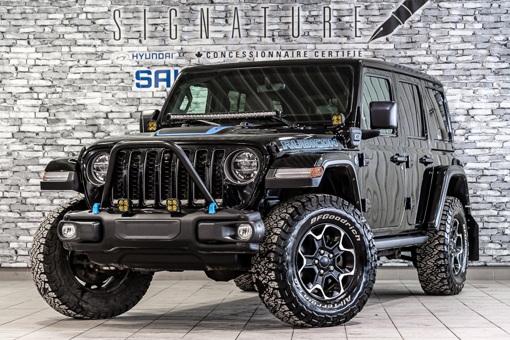 Jeep Wrangler 4xe Unlimited Rubicon Toit Commande Elec Sky 2022 à Montréal, Québec - 1 - w1024h768px