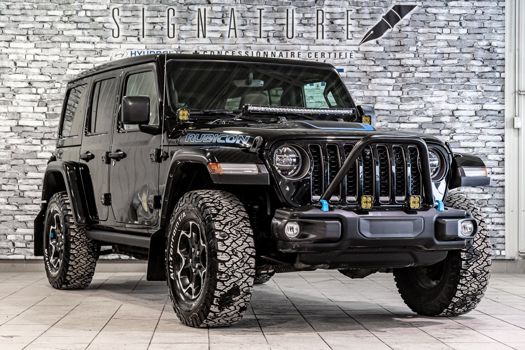 Jeep Wrangler 4xe Unlimited Rubicon Toit Commande Elec Sky 2022 à Montréal, Québec - 7 - w1024h768px