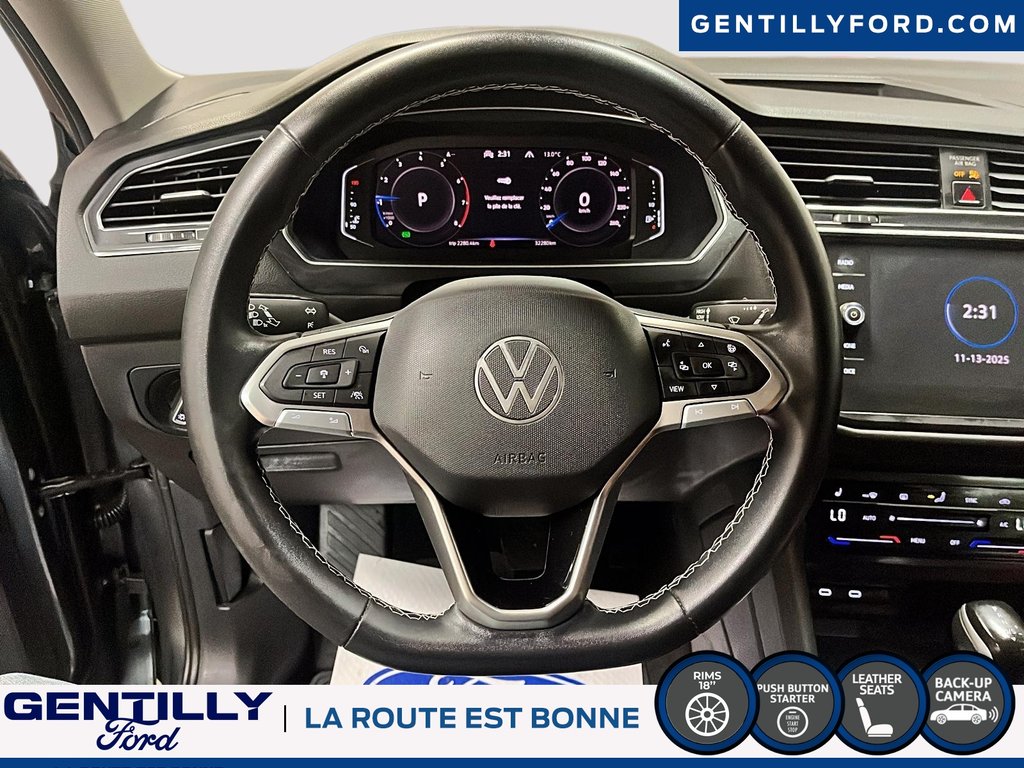 2023 Volkswagen Tiguan Comfortline in Bécancour (Gentilly Sector), Quebec - 13 - w1024h768px