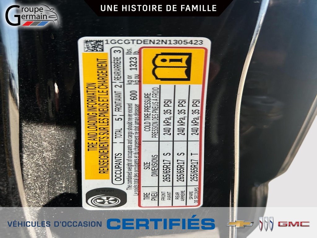 2022 Chevrolet Colorado à St-Raymond, Québec - 27 - w1024h768px