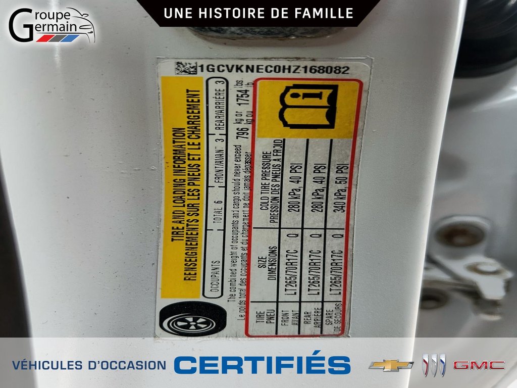 2017 Chevrolet Silverado 1500 à St-Raymond, Québec - 23 - w1024h768px