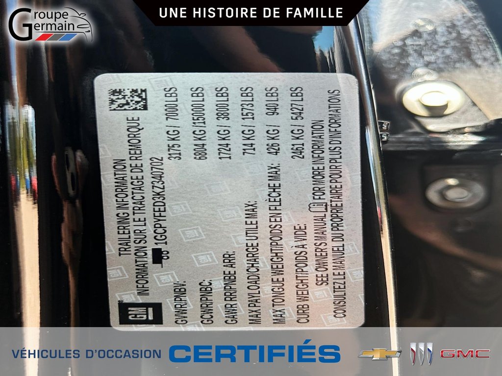 2019 Chevrolet Silverado 1500 à St-Raymond, Québec - 28 - w1024h768px