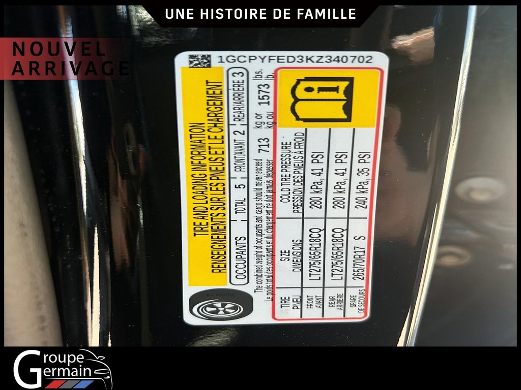 2019 Chevrolet Silverado 1500 à St-Raymond, Québec - 20 - w1024h768px
