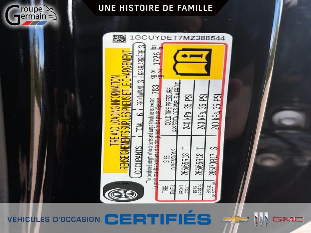 2021 Chevrolet Silverado 1500 à St-Raymond, Québec - 28 - w1024h768px