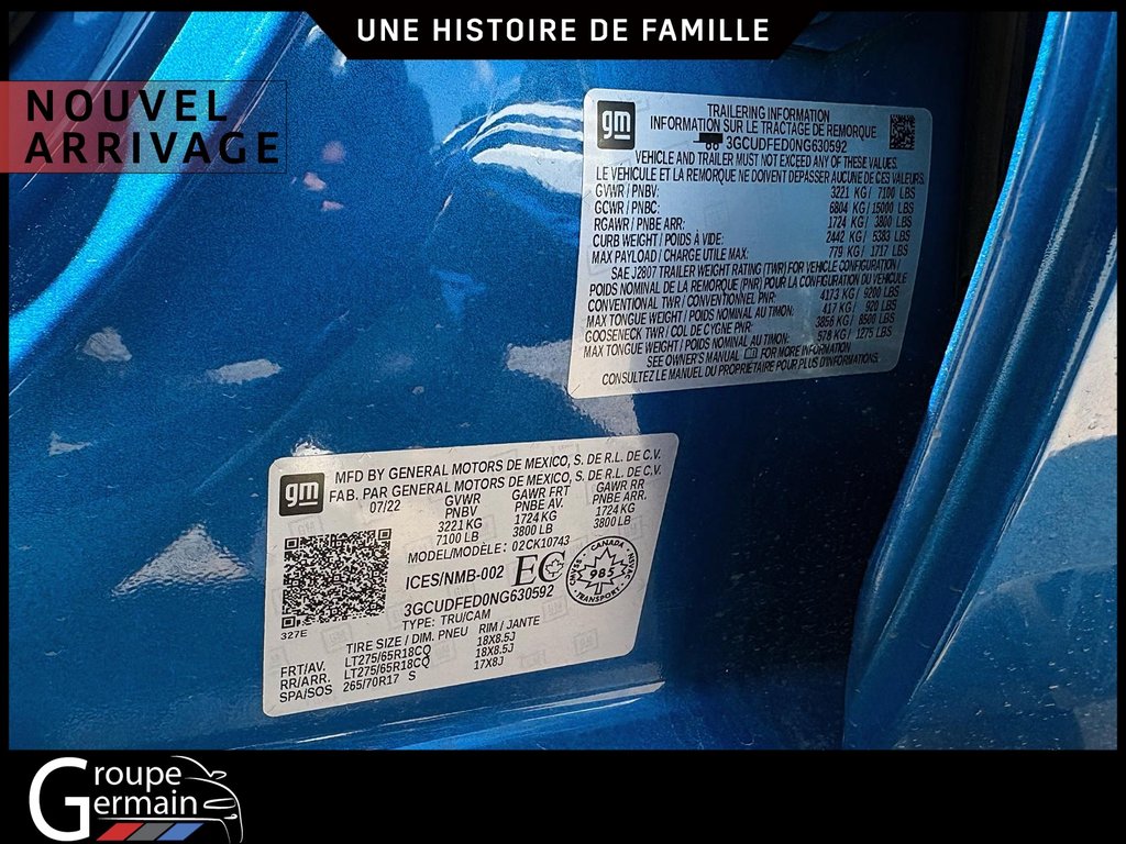 2022 Chevrolet Silverado 1500 in St-Raymond, Quebec - 47 - w1024h768px