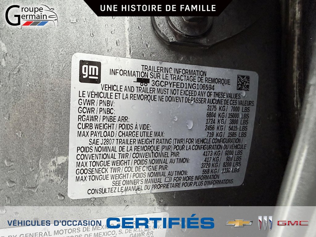 2022 Chevrolet Silverado 1500 à St-Raymond, Québec - 30 - w1024h768px