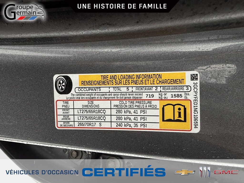 2022 Chevrolet Silverado 1500 à St-Raymond, Québec - 32 - w1024h768px