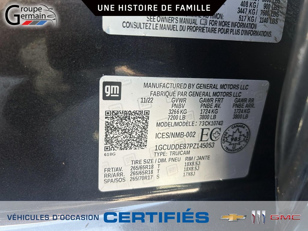 2023 Chevrolet Silverado 1500 in St-Raymond, Quebec - 28 - w1024h768px