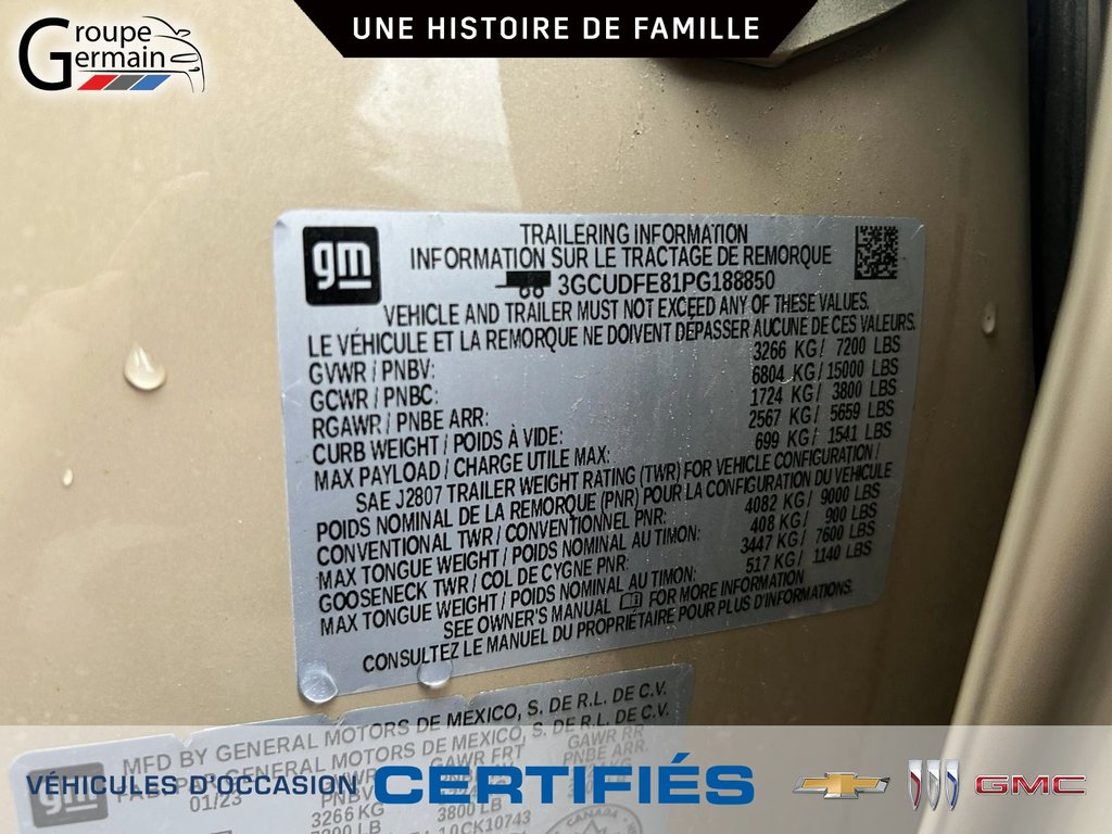 2023 Chevrolet Silverado 1500 à St-Raymond, Québec - 28 - w1024h768px