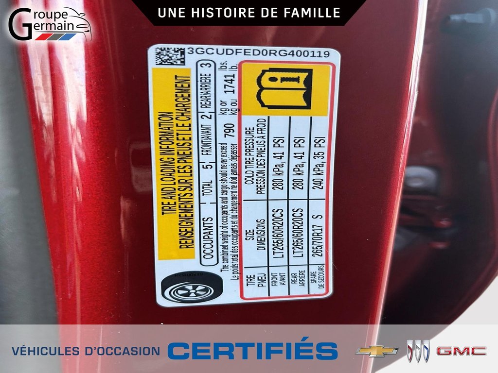 2024 Chevrolet Silverado 1500 à St-Raymond, Québec - 28 - w1024h768px