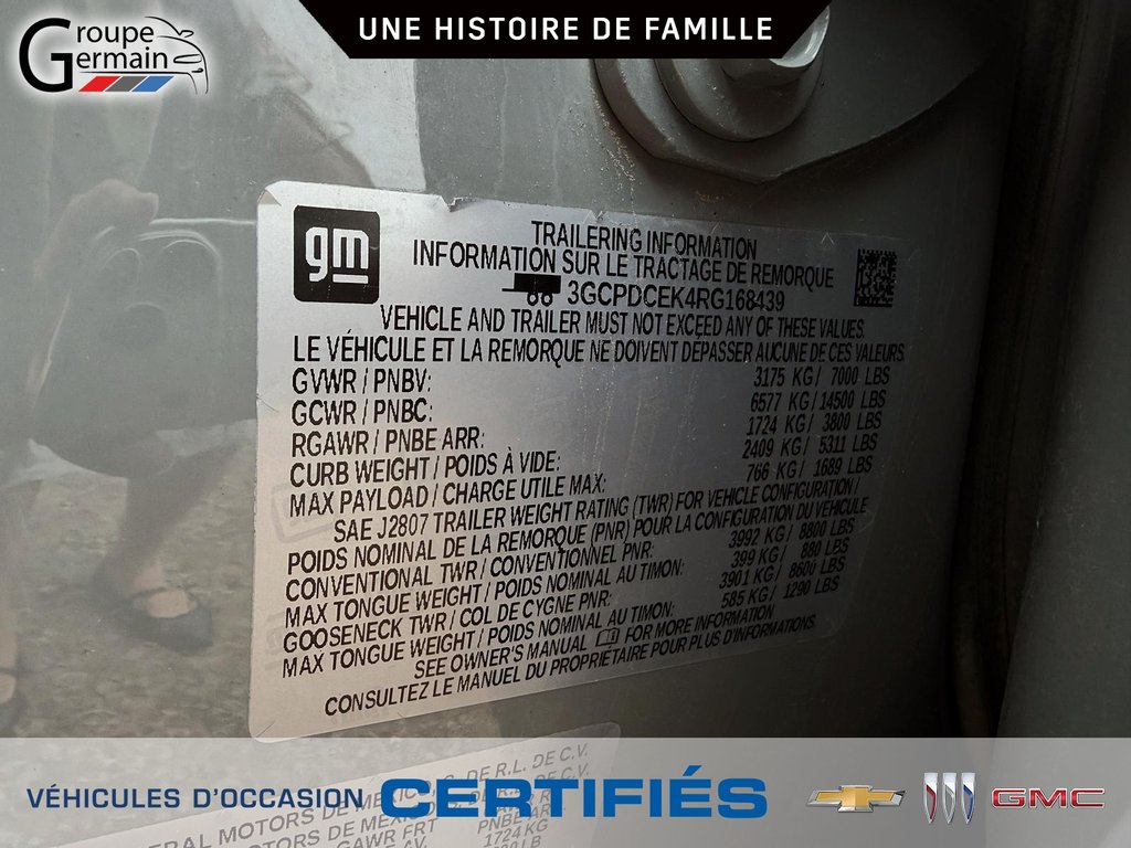 2024 Chevrolet Silverado 1500 à St-Raymond, Québec - 27 - w1024h768px
