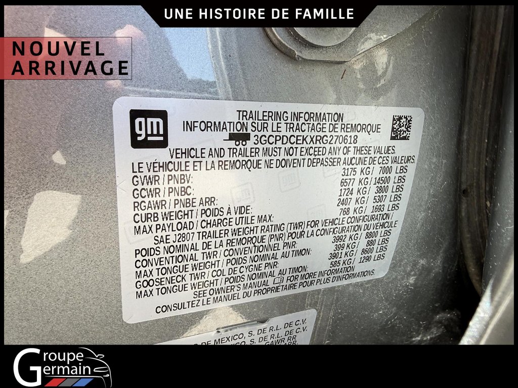 2024 Chevrolet Silverado 1500 in St-Raymond, Quebec - 31 - w1024h768px