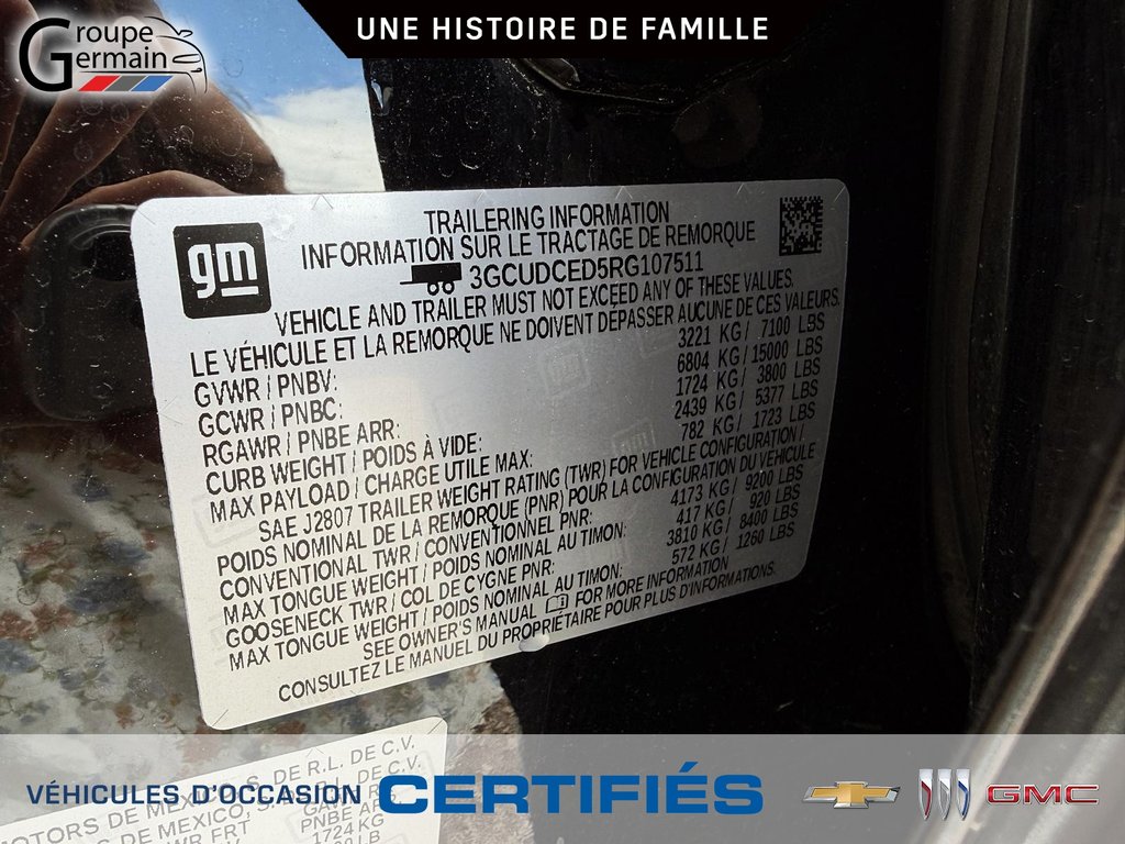 2024 Chevrolet Silverado 1500 in St-Raymond, Quebec - 29 - w1024h768px