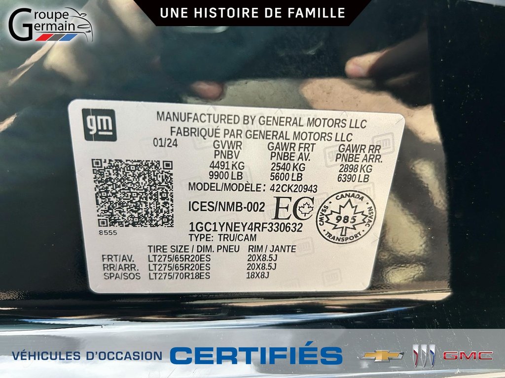 2024 Chevrolet Silverado 2500 à St-Raymond, Québec - 27 - w1024h768px