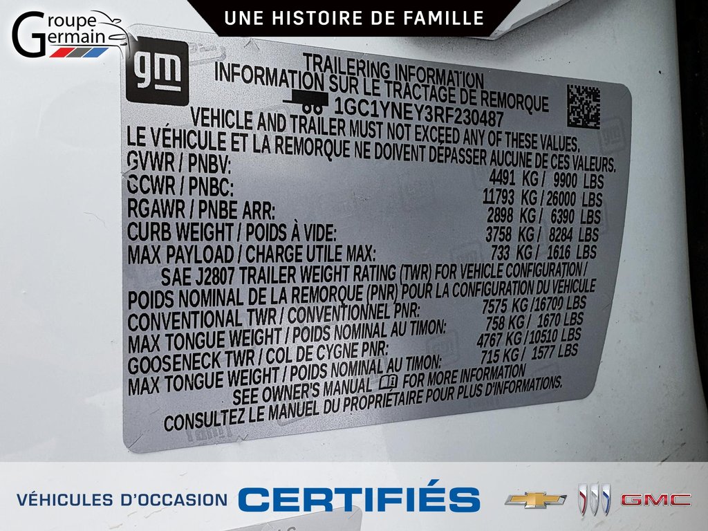 2024 Chevrolet Silverado 2500 à St-Raymond, Québec - 33 - w1024h768px