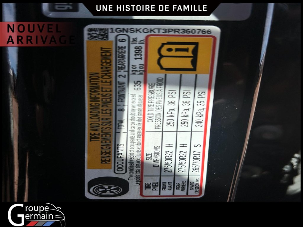 2023 Chevrolet Suburban à St-Raymond, Québec - 28 - w1024h768px