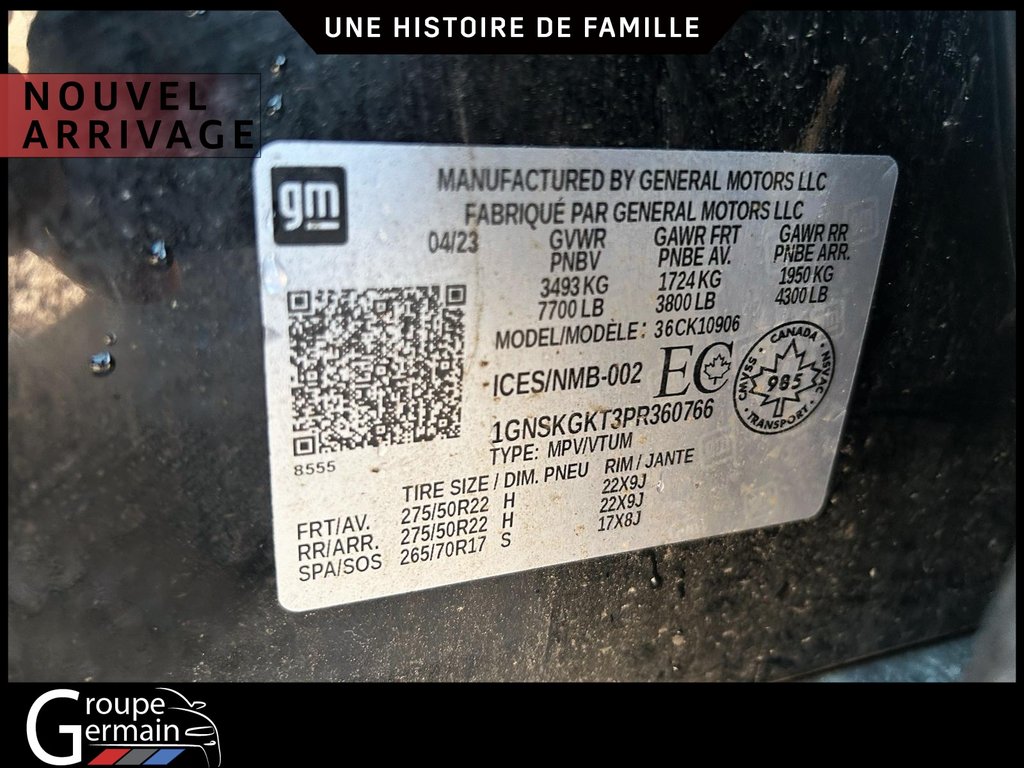 2023 Chevrolet Suburban à St-Raymond, Québec - 26 - w1024h768px