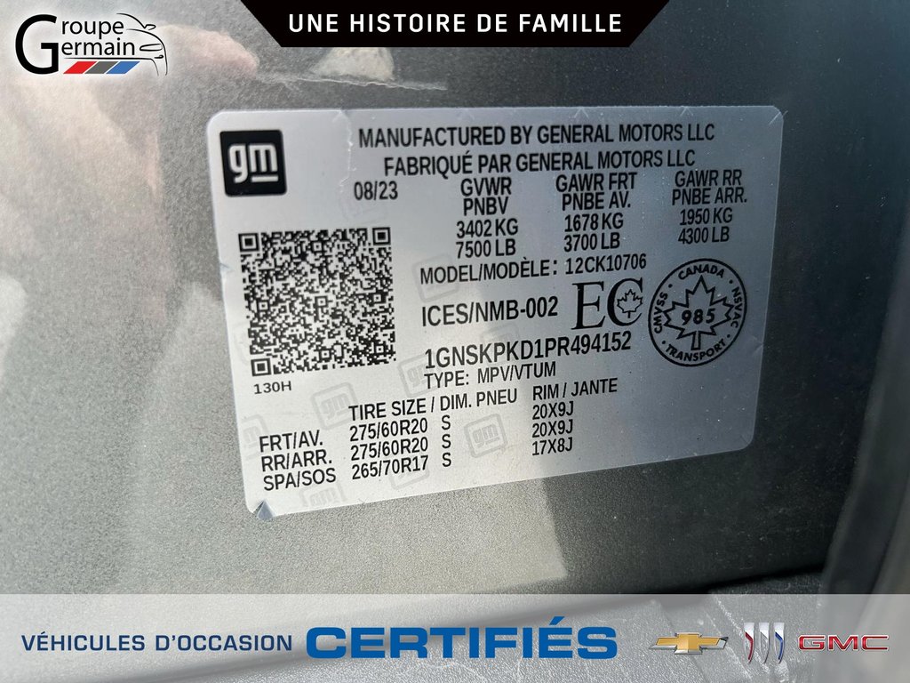 2023 Chevrolet Tahoe à St-Raymond, Québec - 29 - w1024h768px