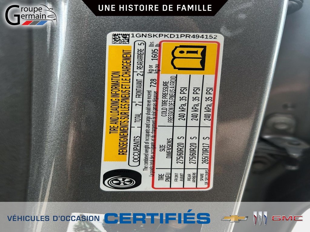 2023 Chevrolet Tahoe à St-Raymond, Québec - 30 - w1024h768px