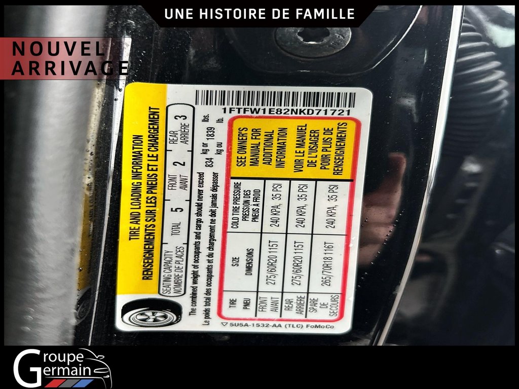 2022 Ford F-150 à St-Raymond, Québec - 8 - w1024h768px