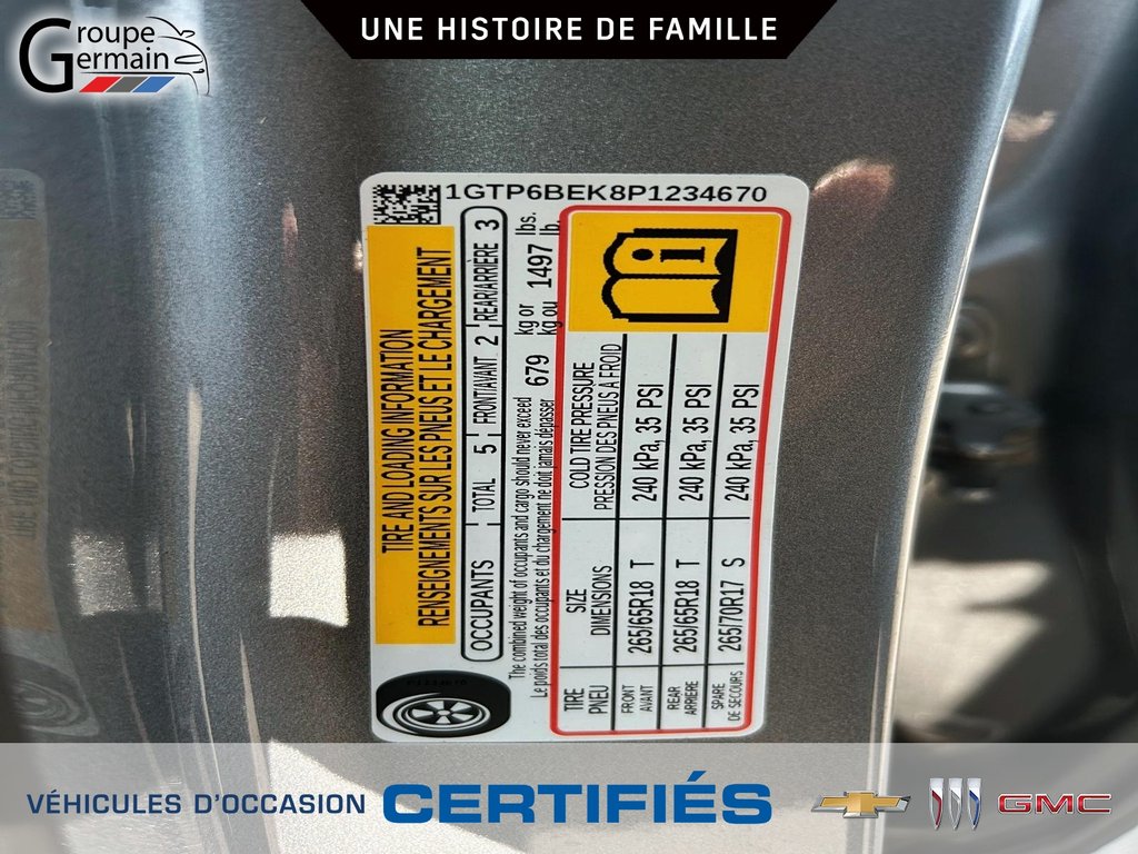 2023 GMC Canyon à St-Raymond, Québec - 27 - w1024h768px