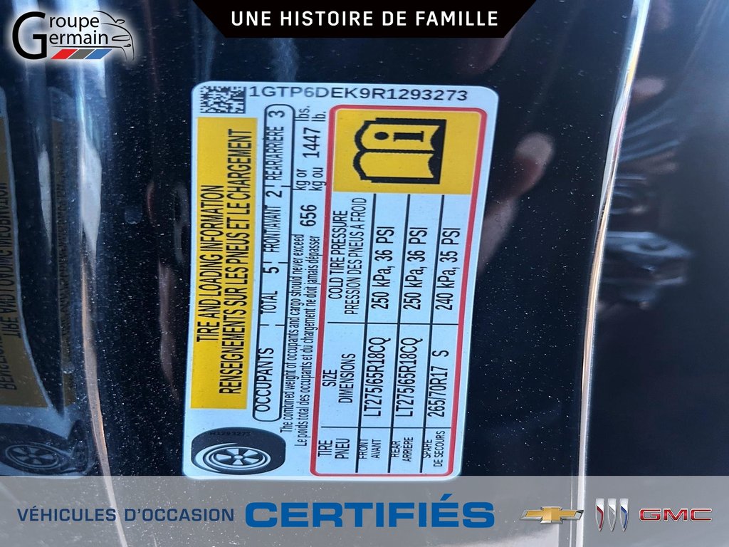2024 GMC Canyon in St-Raymond, Quebec - 26 - w1024h768px