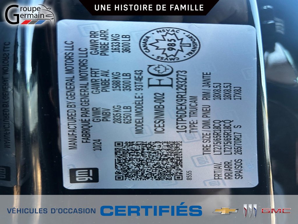 2024 GMC Canyon in St-Raymond, Quebec - 25 - w1024h768px