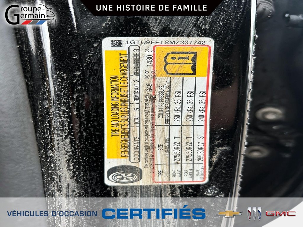 2021 GMC Sierra 1500 in St-Raymond, Quebec - 59 - w1024h768px