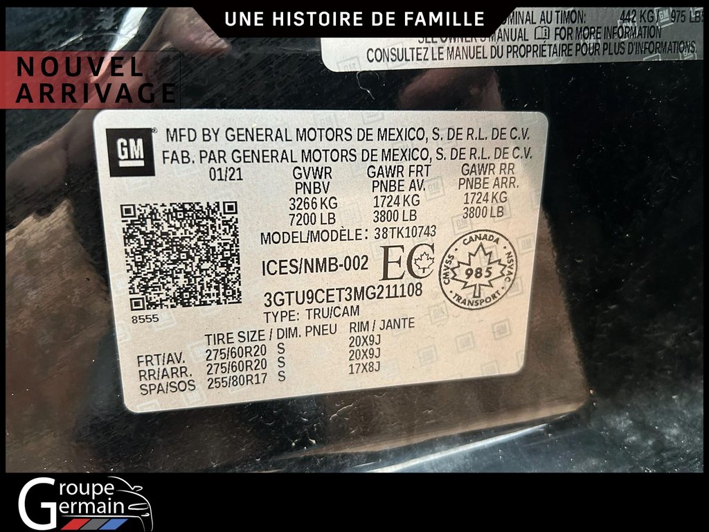 2021 GMC Sierra 1500 in St-Raymond, Quebec - 19 - w1024h768px