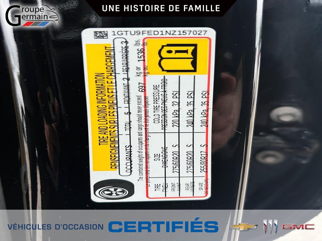 2022 GMC Sierra 1500 à St-Raymond, Québec - 30 - w1024h768px