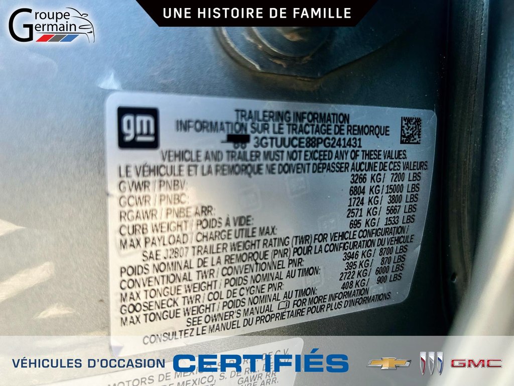 2023 GMC Sierra 1500 in St-Raymond, Quebec - 27 - w1024h768px
