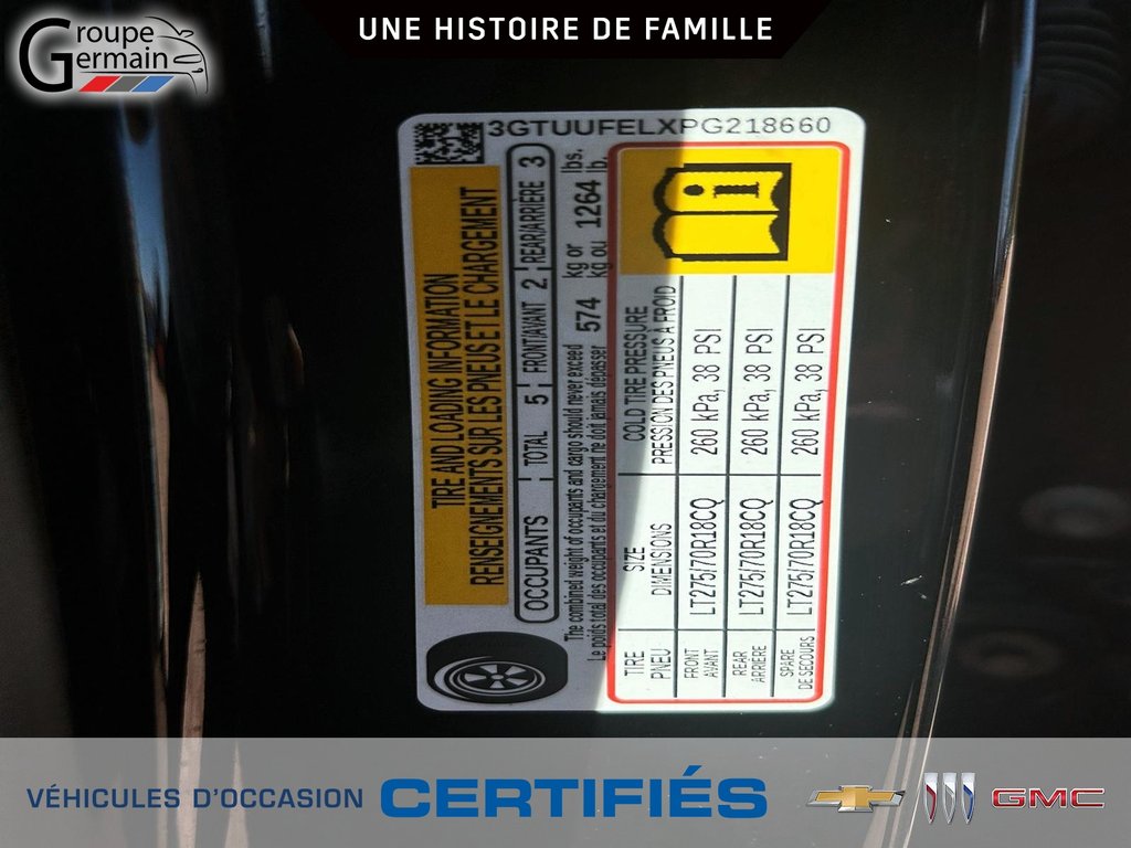 2023 GMC Sierra 1500 à St-Raymond, Québec - 32 - w1024h768px