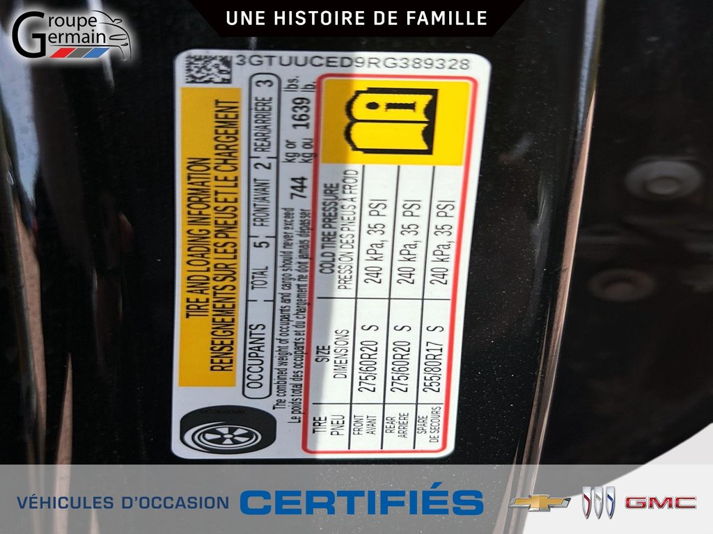 2024 GMC Sierra 1500 à St-Raymond, Québec - 27 - w1024h768px