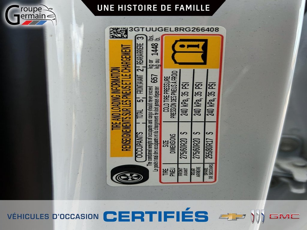 2024 GMC Sierra 1500 à St-Raymond, Québec - 33 - w1024h768px