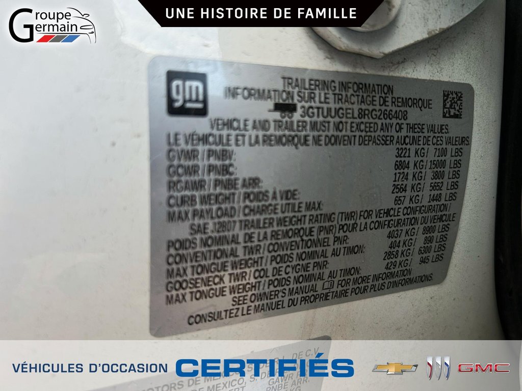 2024 GMC Sierra 1500 à St-Raymond, Québec - 31 - w1024h768px