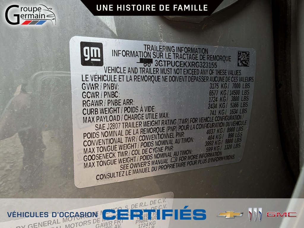 2024 GMC Sierra 1500 in St-Raymond, Quebec - 29 - w1024h768px