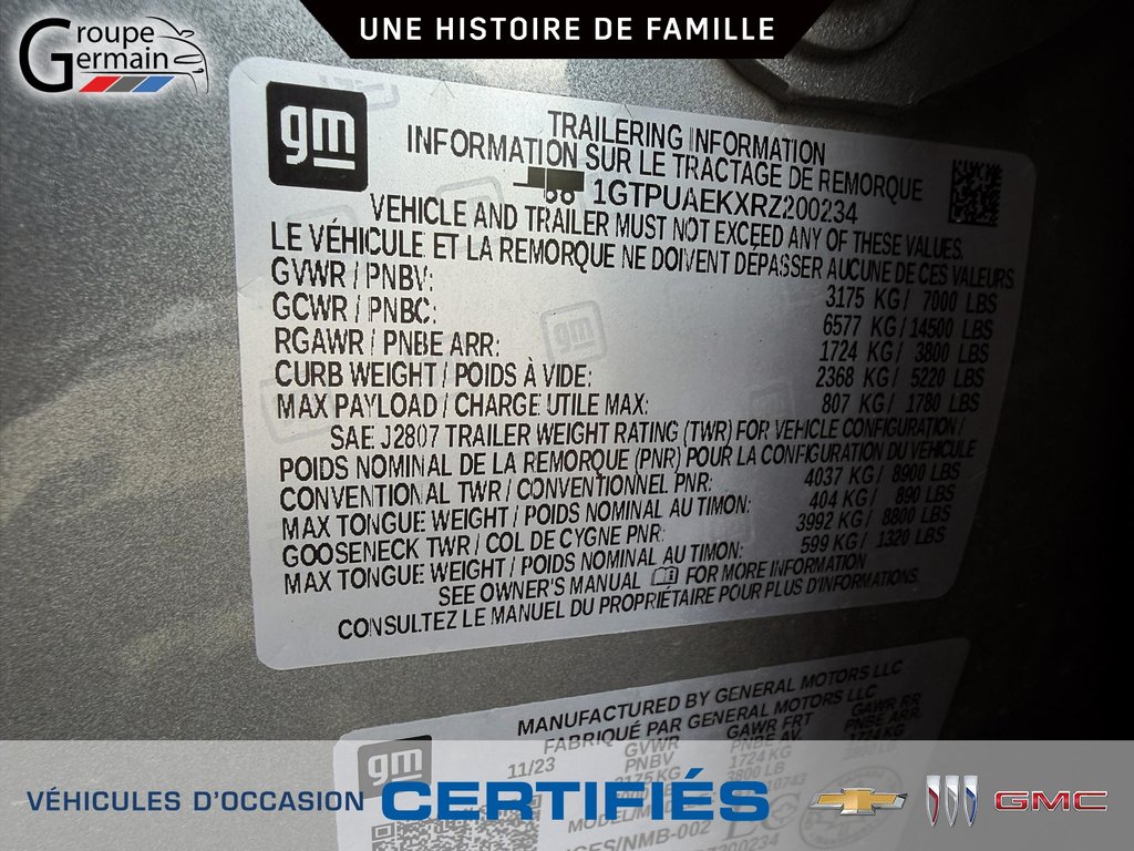 2024 GMC Sierra 1500 in St-Raymond, Quebec - 27 - w1024h768px
