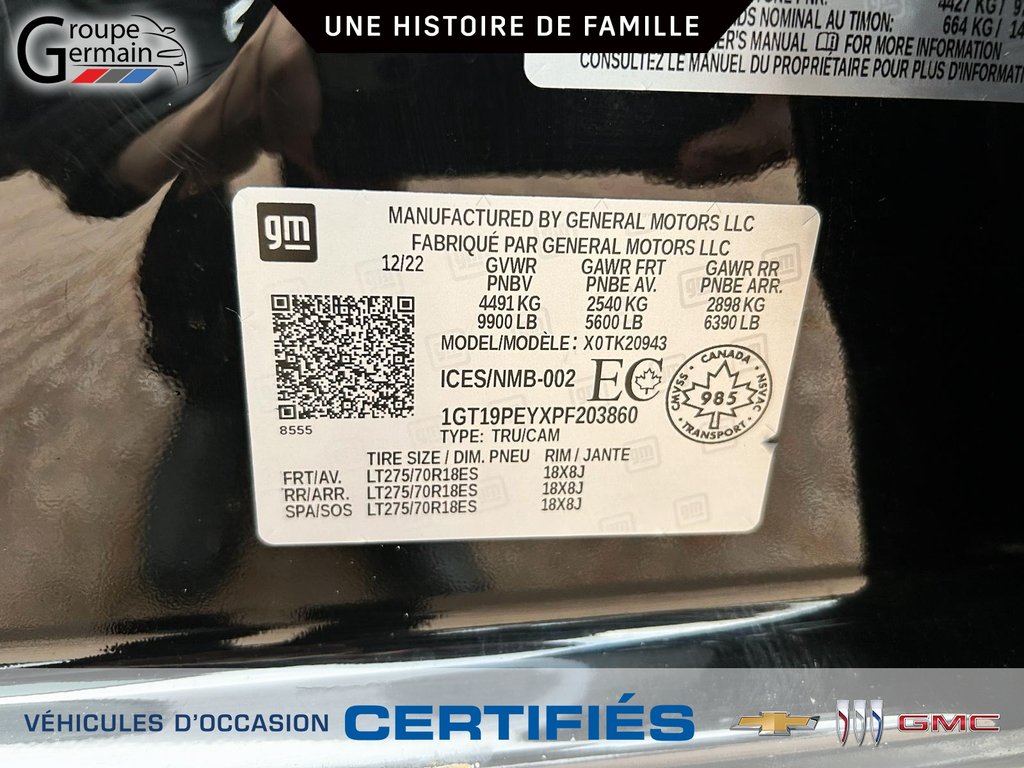 2023 GMC Sierra 2500 à St-Raymond, Québec - 29 - w1024h768px