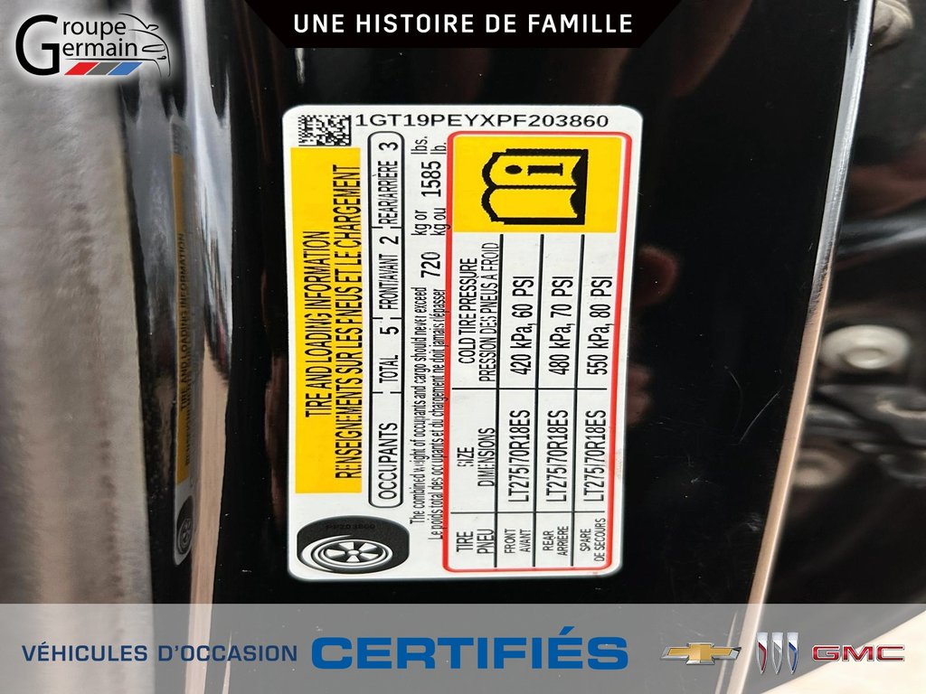 2023 GMC Sierra 2500 à St-Raymond, Québec - 30 - w1024h768px