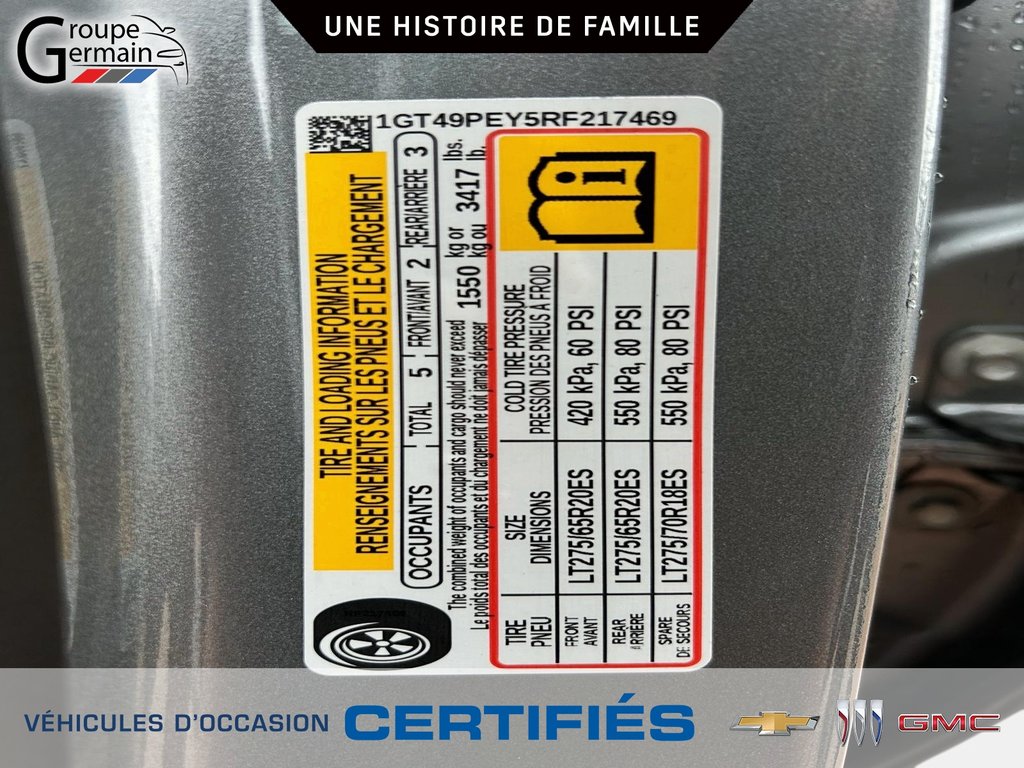 2024 GMC SIERRA 2500 à St-Raymond, Québec - 30 - w1024h768px