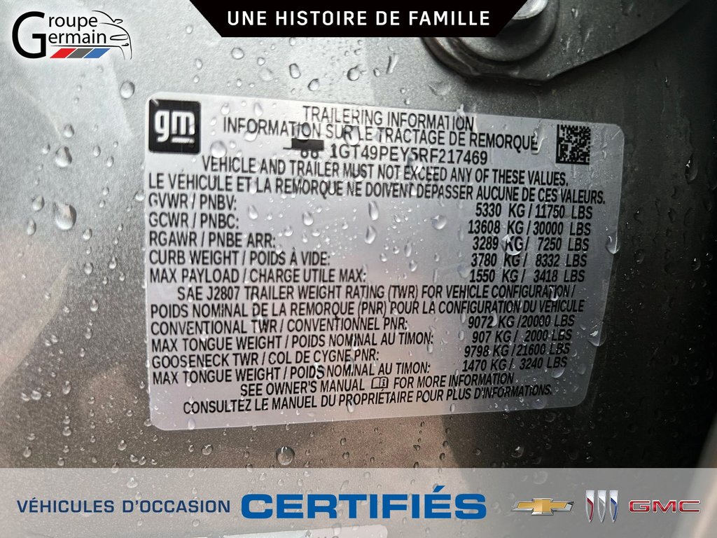 2024 GMC SIERRA 2500 à St-Raymond, Québec - 31 - w1024h768px