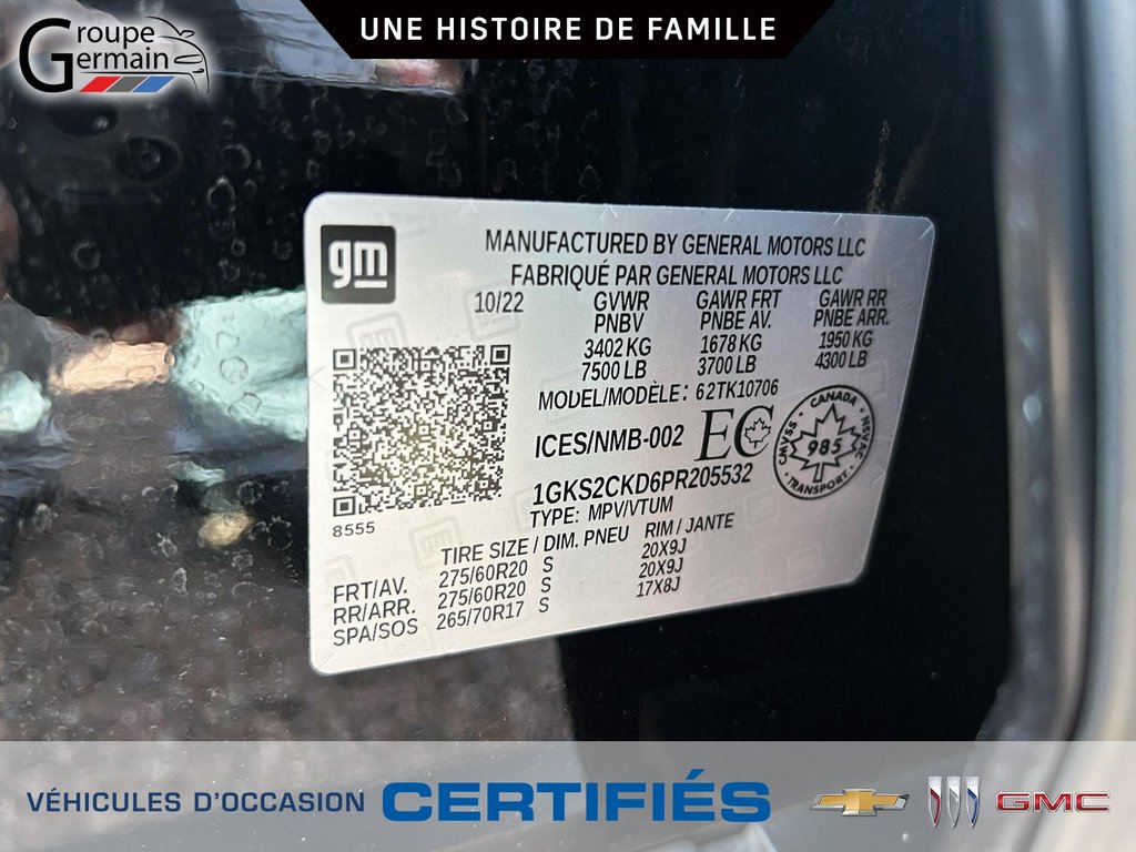 2023 GMC Yukon à St-Raymond, Québec - 34 - w1024h768px